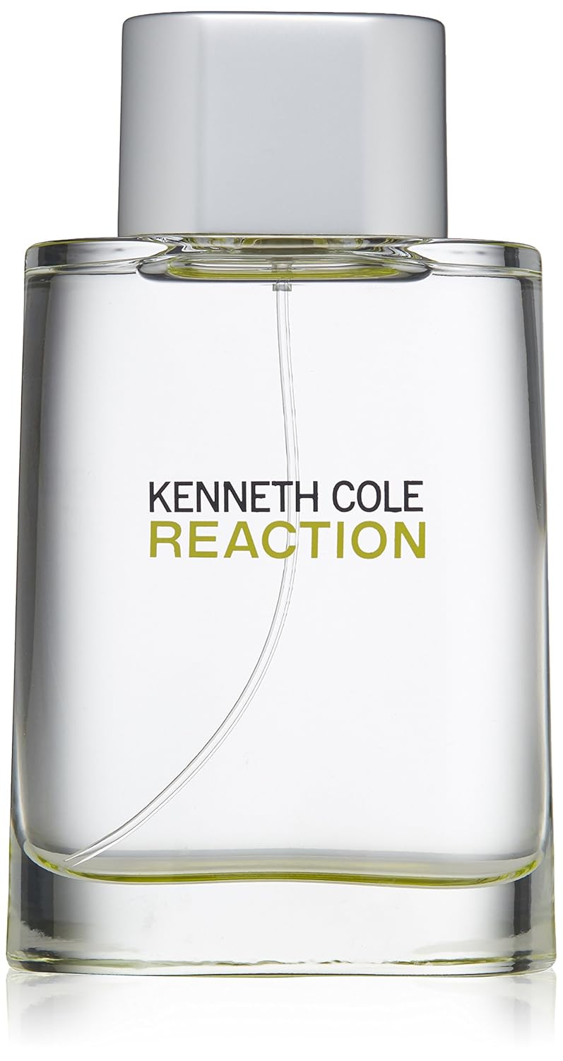 Kenneth Cole Reaction Eau de Toilette Spray Cologne for Men, Notes of Juicy Lime, Crisp Green Apple, Patchouli, Citrus Green Woody Fragrance, Fresh & Energetic Scent