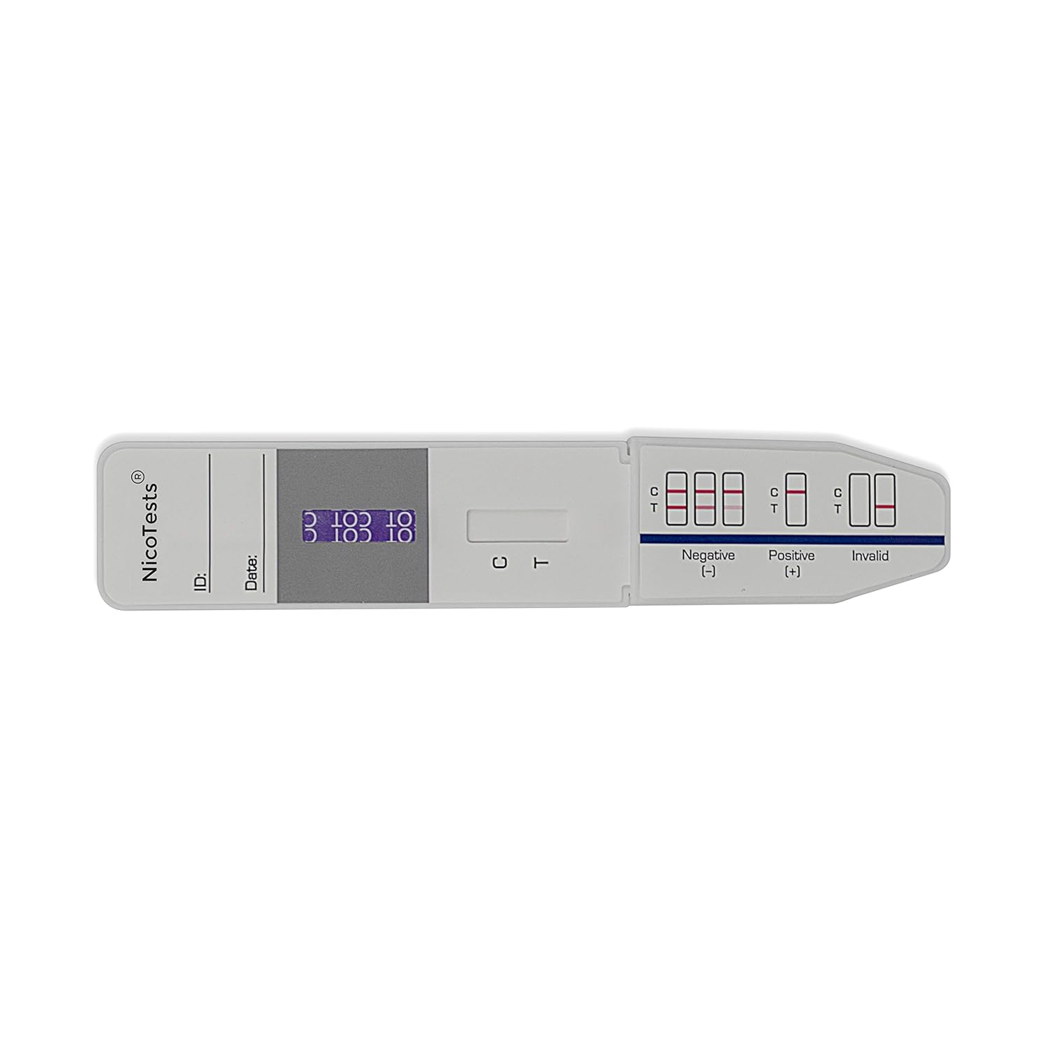 Nicotine/Tobacco Test Kit for Vapor Detection, Employment, Medical and Insurance - 10 Pack by NicoTests®