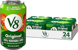 V8 Original 100% Vegetable Juice, 11.5 fl oz Can (24 Pack)