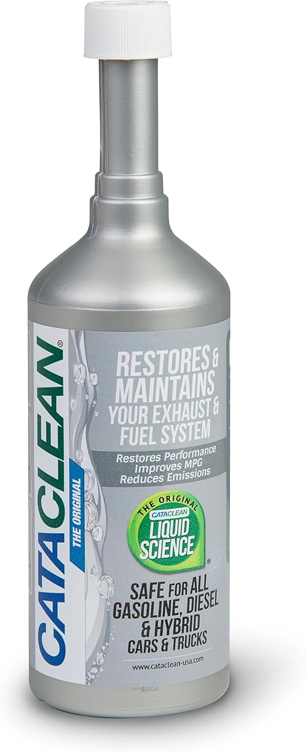 Cataclean Fuel & Exhaust System Cleaner – Pass Emissions Tests – Clear Check Engine Lights – Restores Catalytic Converters, DPF Filters and Cleans Fuel Systems, 16oz