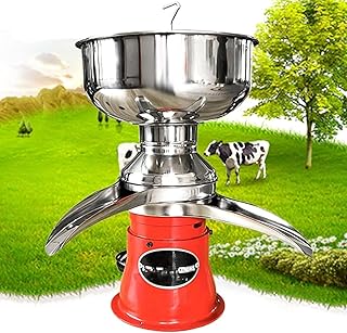 Electric Milk Centrifuge,Fresh Milk Cream Separator,Milk Cream Separator,Full Milk Separator Degreasing,for Families and Dairy Farms