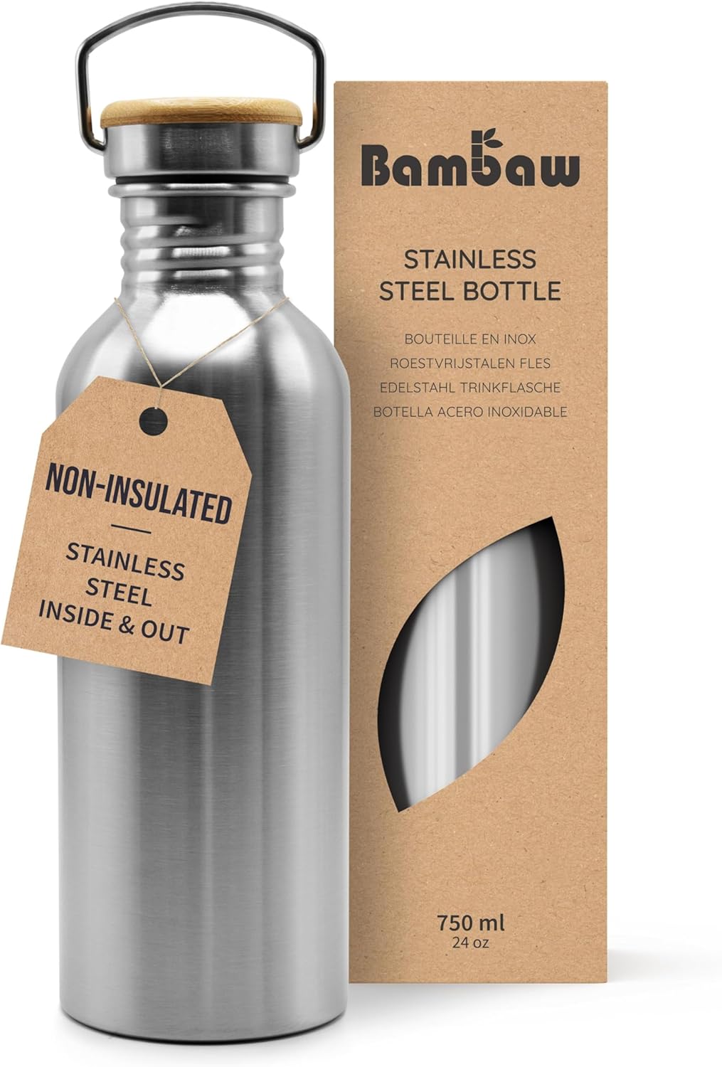 Bambaw Bambaw | Non-Insulated Steel Bottle | 1000ml