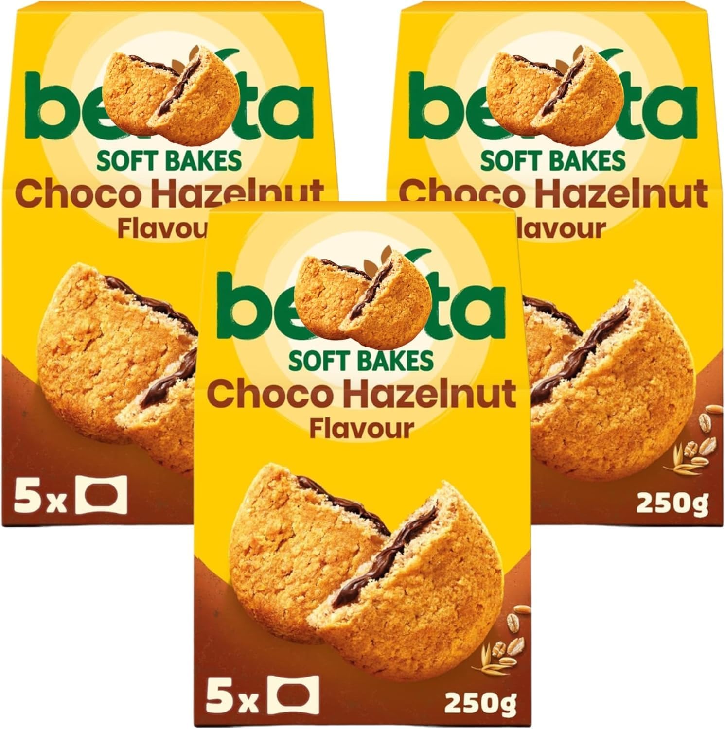 Breakfast Biscuit Bundle With Bel-Vita Soft Bakes Choco Hazelnut Flavour 250g (3 Pack)