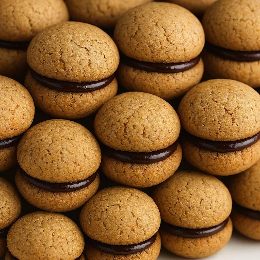 Andy Anand Sugar Free Deliciously Italian Authentic Baci Di Dama Cookies (Lady’s Kisses), Gluten Free, Made In Italy By World Famous La Pasticceria, Sicily. Flown Fresh By Air From Italy 20 Pcs Gift Boxed
