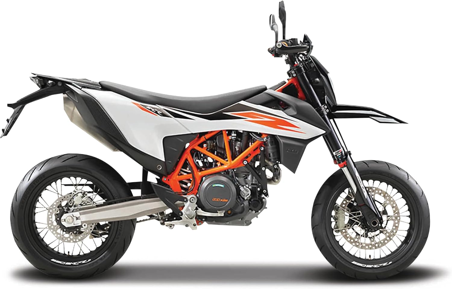 Maisto KTM 690 SMC R Motorbike - 1:18 Scale - Incredibly Detailed Die-Cast Replica Collectible Model Motorcycle, Orange