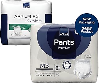 Abena Pants, Premium Protective Underwear, Level 3, (Medium To Extra Large), Medium, 15 Count