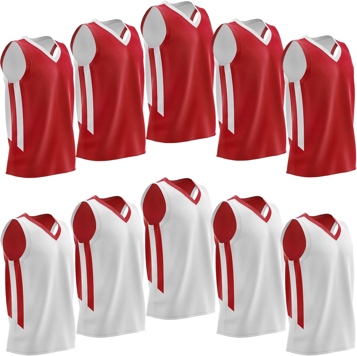 Liberty Imports Men's Reversible Basketball Jerseys Basketball Jersey