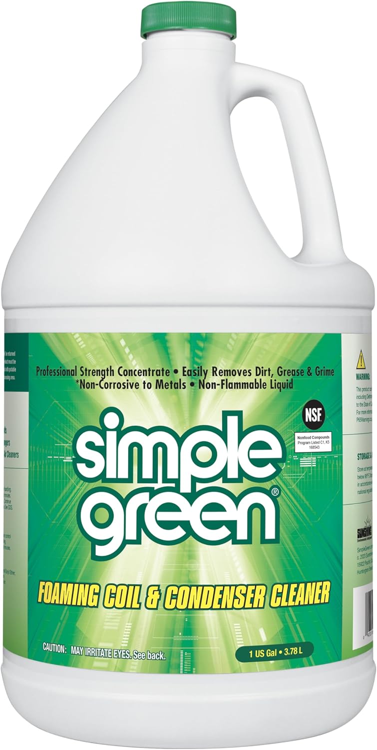Simple Green Foaming Coil Cleaner - Gallon, 128 Fl Oz (Pack of 1)