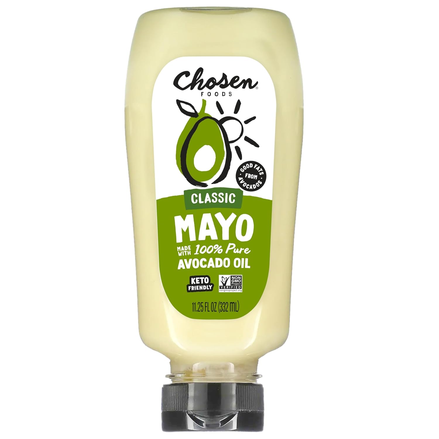 Chosen Foods Classic Mayo Squeeze, 11.25 Fl Oz