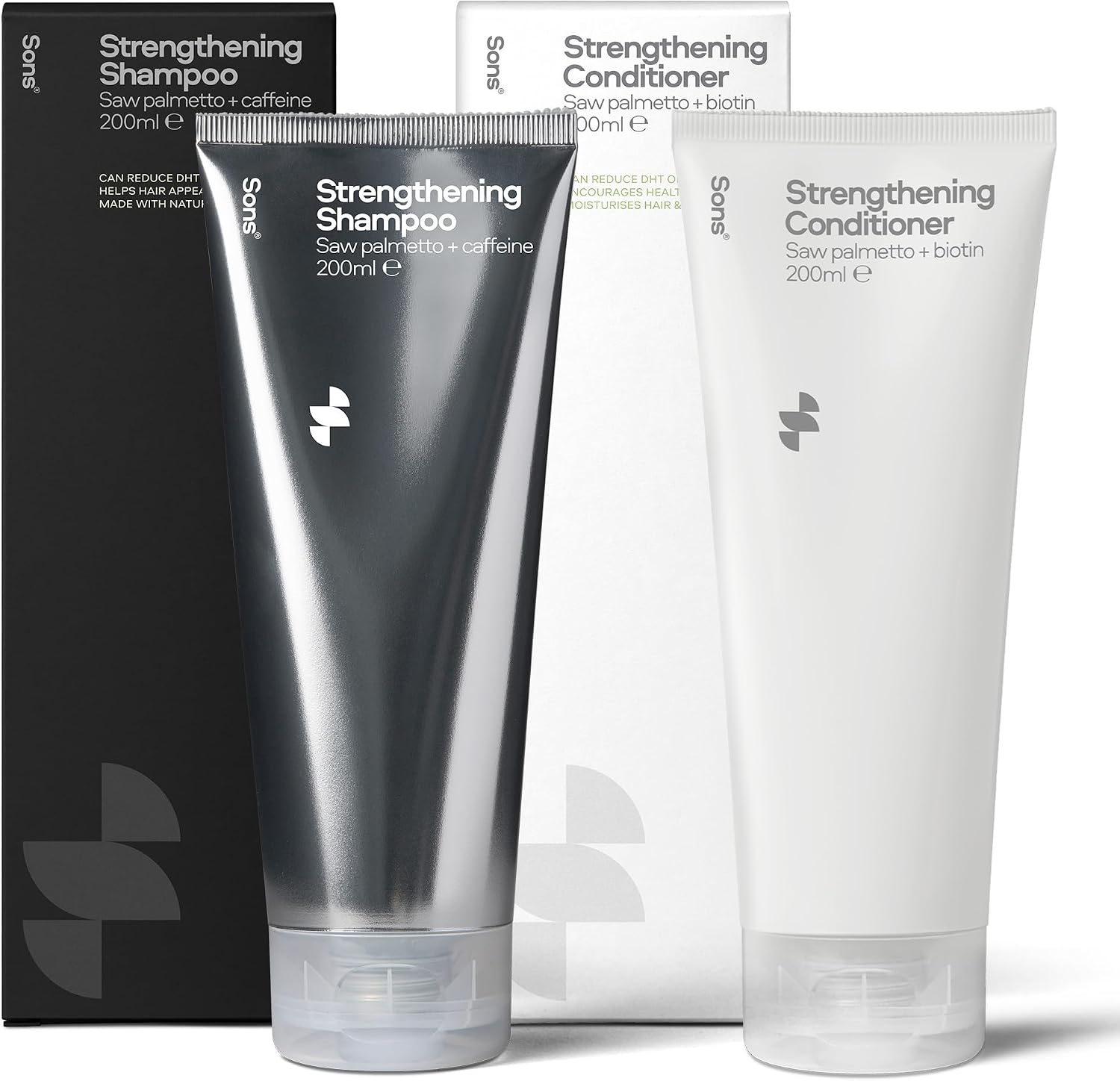 Sons Hair Growth Shampoo & Conditioner, DHT-Blocker & Anti-Dandruff for Men
