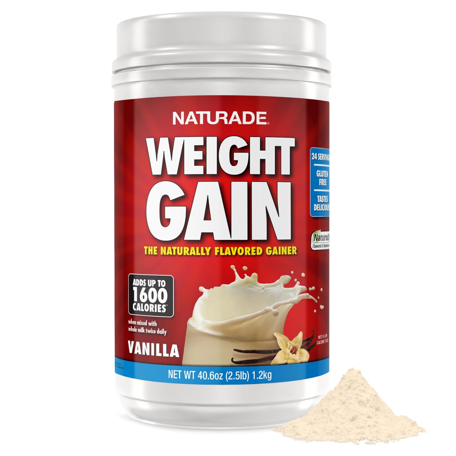 Naturade Weight Gain Vanilla - 40.6 oz