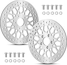 11.8'' Front Brake Pads Set for Harley Davidson Touring Road Glide Road King Electra Glide Street Glide Tri Glide Ultra Limited Accessories Front Brake Rotors Kit Brake Disc 2 Pcs