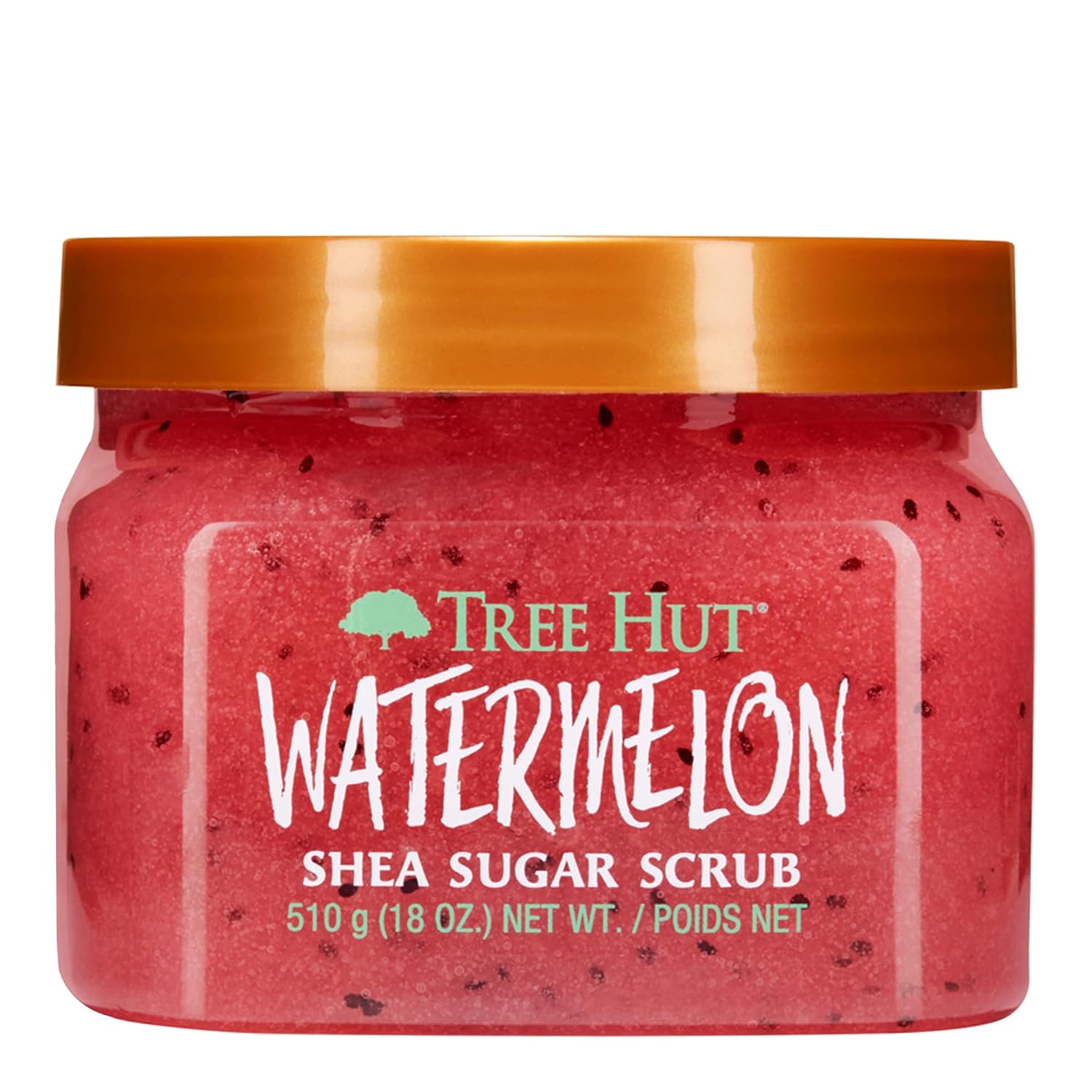 Tree Hut Watermelon Shea Sugar Scrub | Exfoliating Body Scrub Removes Dead, Dry Skin for a Soft & Hydrated Feel | Nourishing Essential Body Care | 18 fl oz.