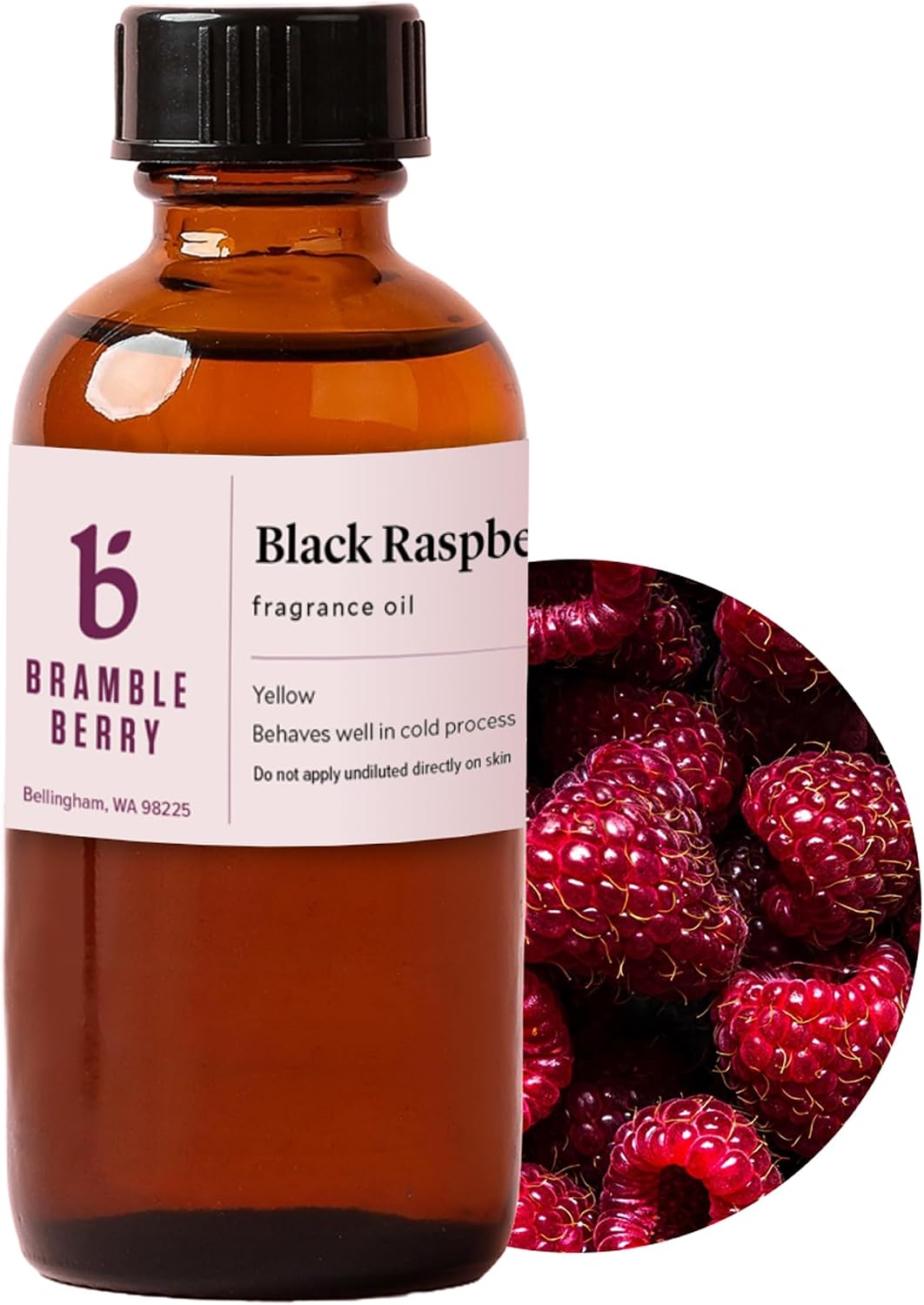 Brambleberry Black Raspberry Vanilla Fragrance Oil | for Soap & Bath Bombs | Black raspberry vanilla fragrance oil for handmade soap, bath bombs, body butter, lotion, perfume oil, and DIY body care