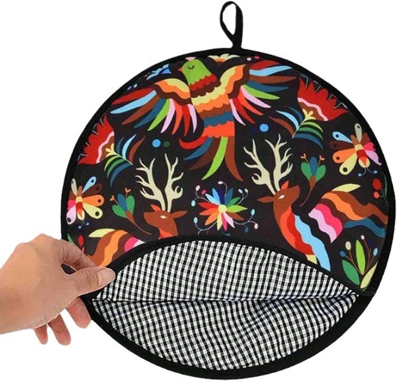 QUXVUIS Heat Container for Tortillas Microwaveable and Durable Party Roti Box for Rolling Roti But No Mess Keto Tortilla Wraps, B