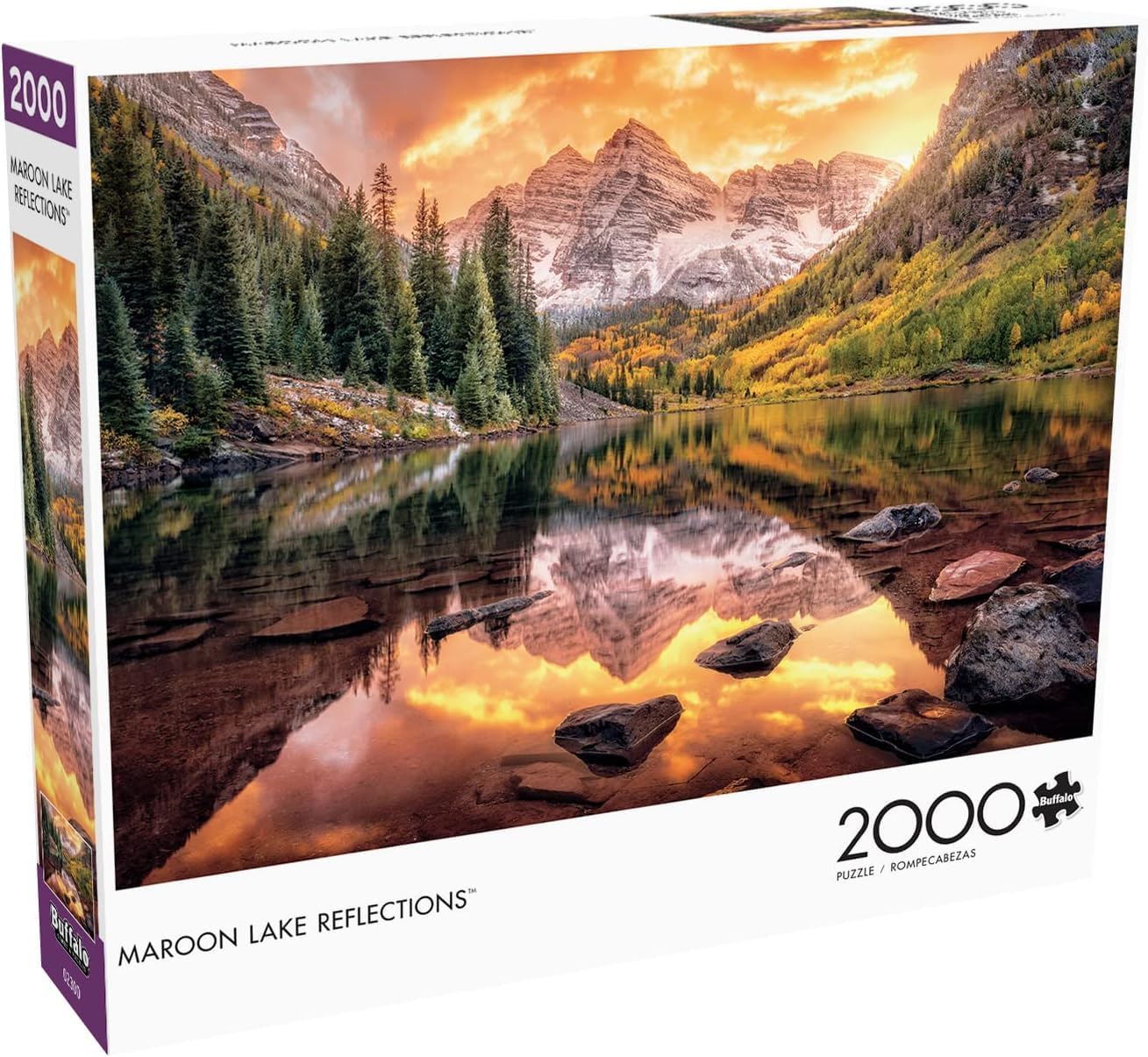 Buffalo Games - Maroon Lake Reflection - 2000 Piece Jigsaw Puzzle