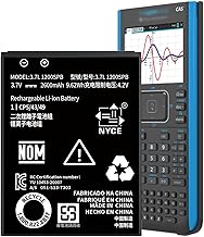 TI-84 Plus CE Battery for Texas Instruments,𝗨𝗽𝗴𝗿𝗮𝗱𝗲𝗱 High Capacity 0 Cycle Li-ion,P11P35-11-N01 Battery,Part No 3.7L1200SPB 3.7V TI-Nspire CX II TI-Nspire CX II CAS