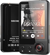 128GB MP3 Player with Bluetooth - MECHEN D53 Portable Mp3 Music Player with HiFi Speaker, 2.4" Screen MP3 Player with Voice Recorder, FM Radio, Touch Screen,Support up to 128GB SD Card (Black)
