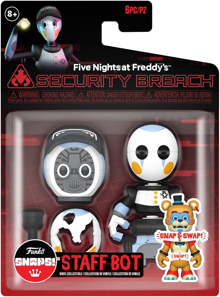 Funko Five Nights At Freddy's (FNAF) Snap: RR - Security Staff Bot - Collectable Vinyl Figure - Gift Idea - Official Merchandise - Toys for Boys, Girls, Kids & Adults