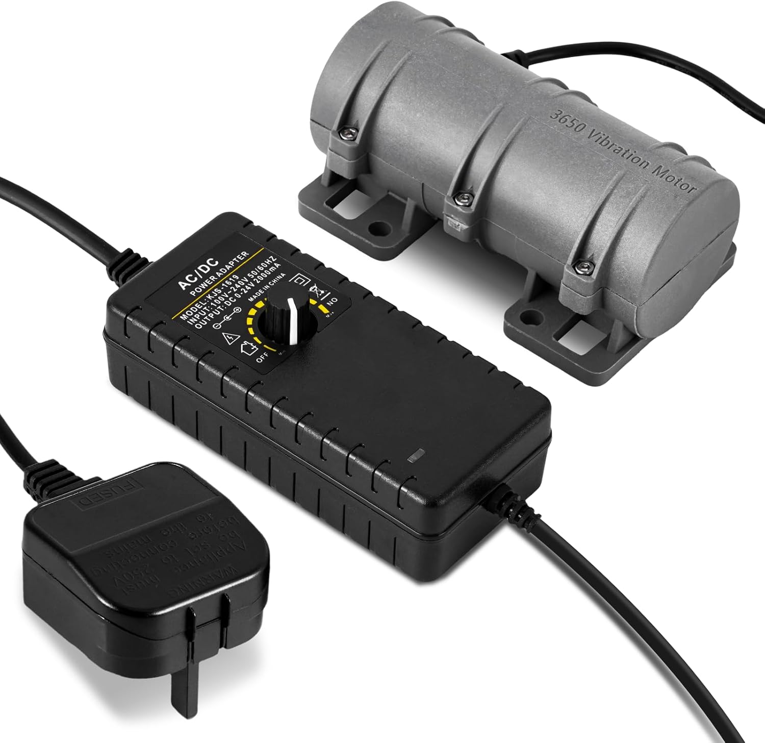 MXBAOHENG DC 24V Adjustable Electric Vibration Motor 3800RPM Mini Sieve Vibration Motor for Massage Bed Vibration Alert Chair Medical Instruments