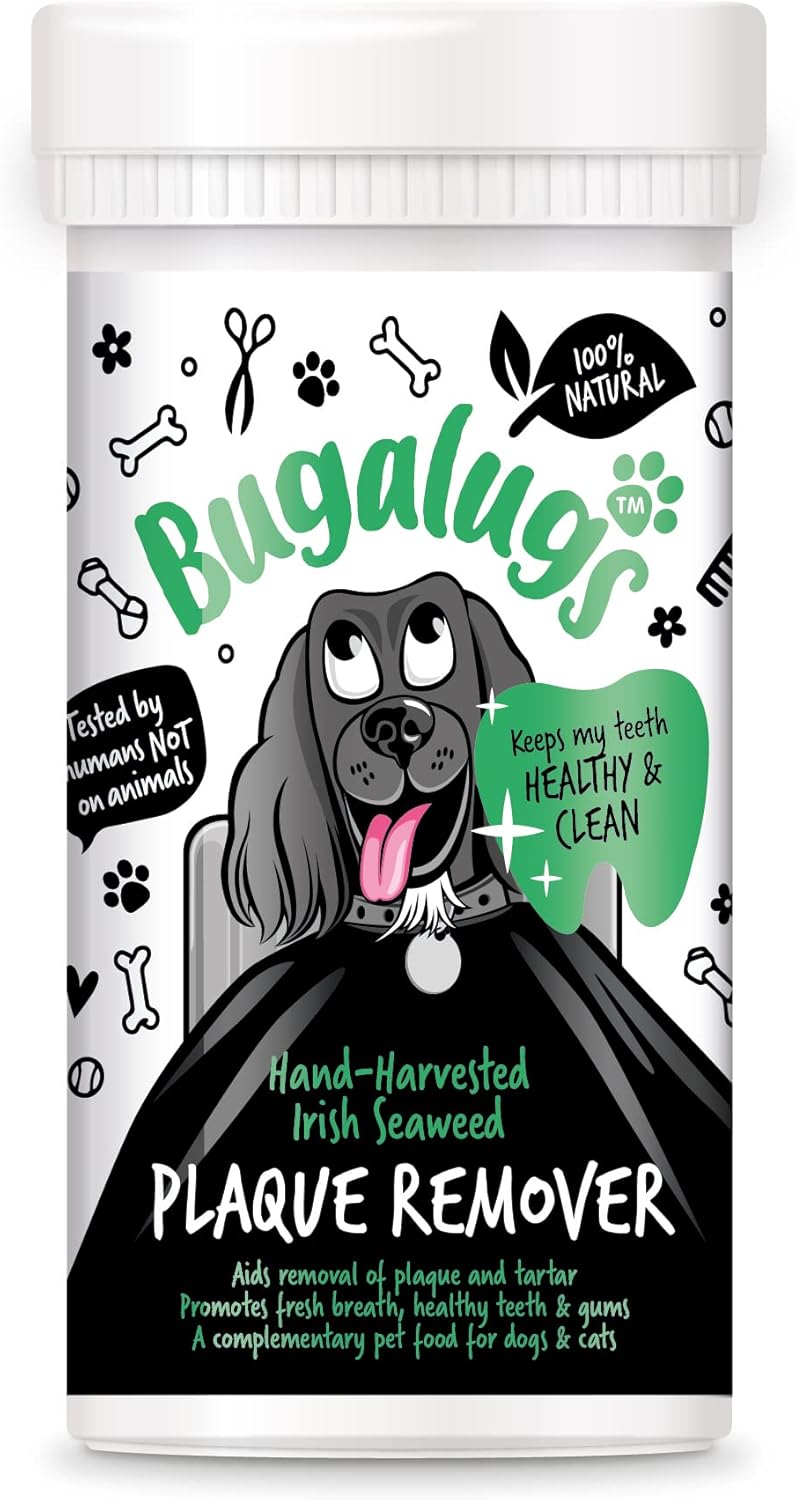 Plaque Off Remover for Dog Teeth & Bad Breath 100% Natural | Plaque Off No Toothbrush or Dog Toothpaste | Remove Dog Bad Breath & Plaque Remover for Dogs & Cats (Dog 70g)