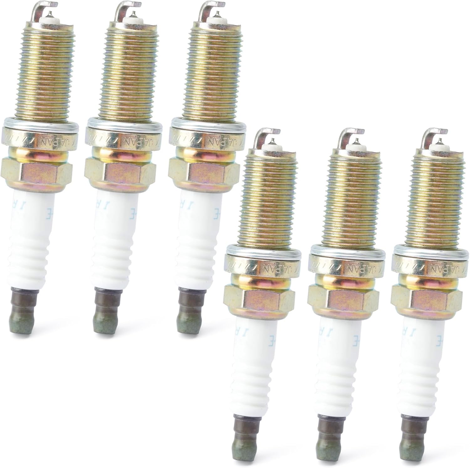 6Pcs ILFR6G-E 4212 Laser Iridium Spark Plugs Compatible with Mercury Verado L6 200HP 225HP 250HP 275HP 300HP 350HP 400HP Outboard Engines 400R Boat