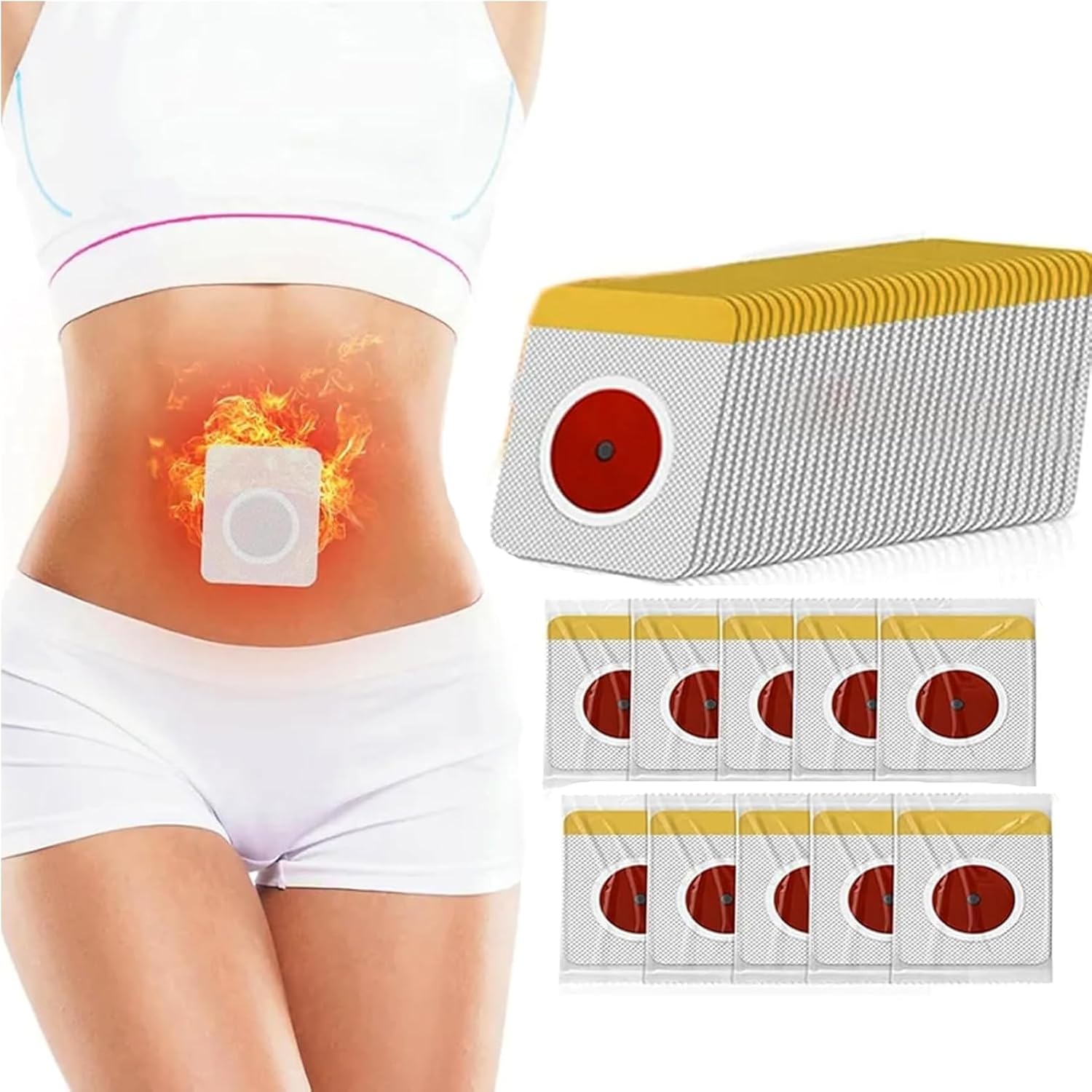 Slimming Patch for Belly Fat – 60PCS Natural Weight Loss Stickers Belly Patches | Plant-Based Fat Burner for Abdomen & Waist | Anti-Cellulite Slim Patch for Toning & Detox