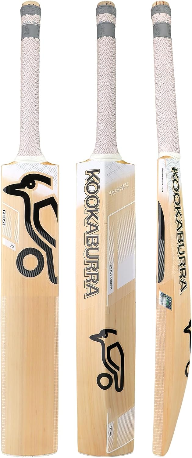Kookaburra Ghost 7.1 Cricket Bat - Size Harrow, White