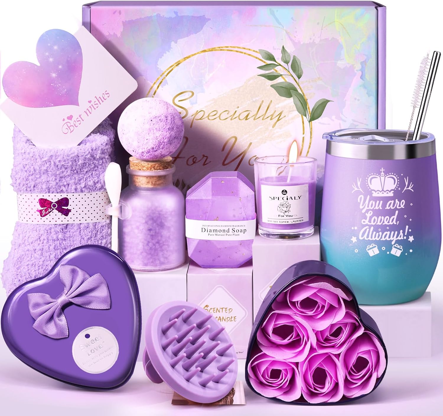 LIVEHITOP Gifts for Women, Birthday Presents for Her Hampers Pamper