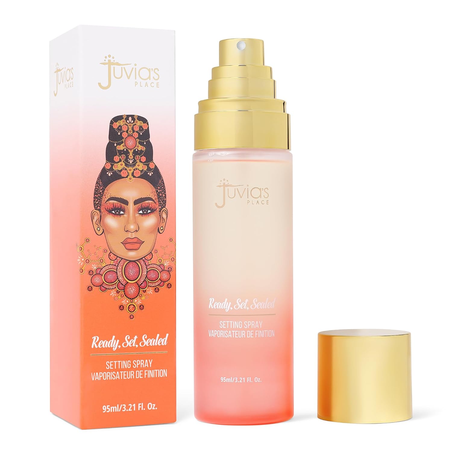 Juvia's Place Ready, Set, Sealed Setting Spray - 95ml, Satin Finish Makeup