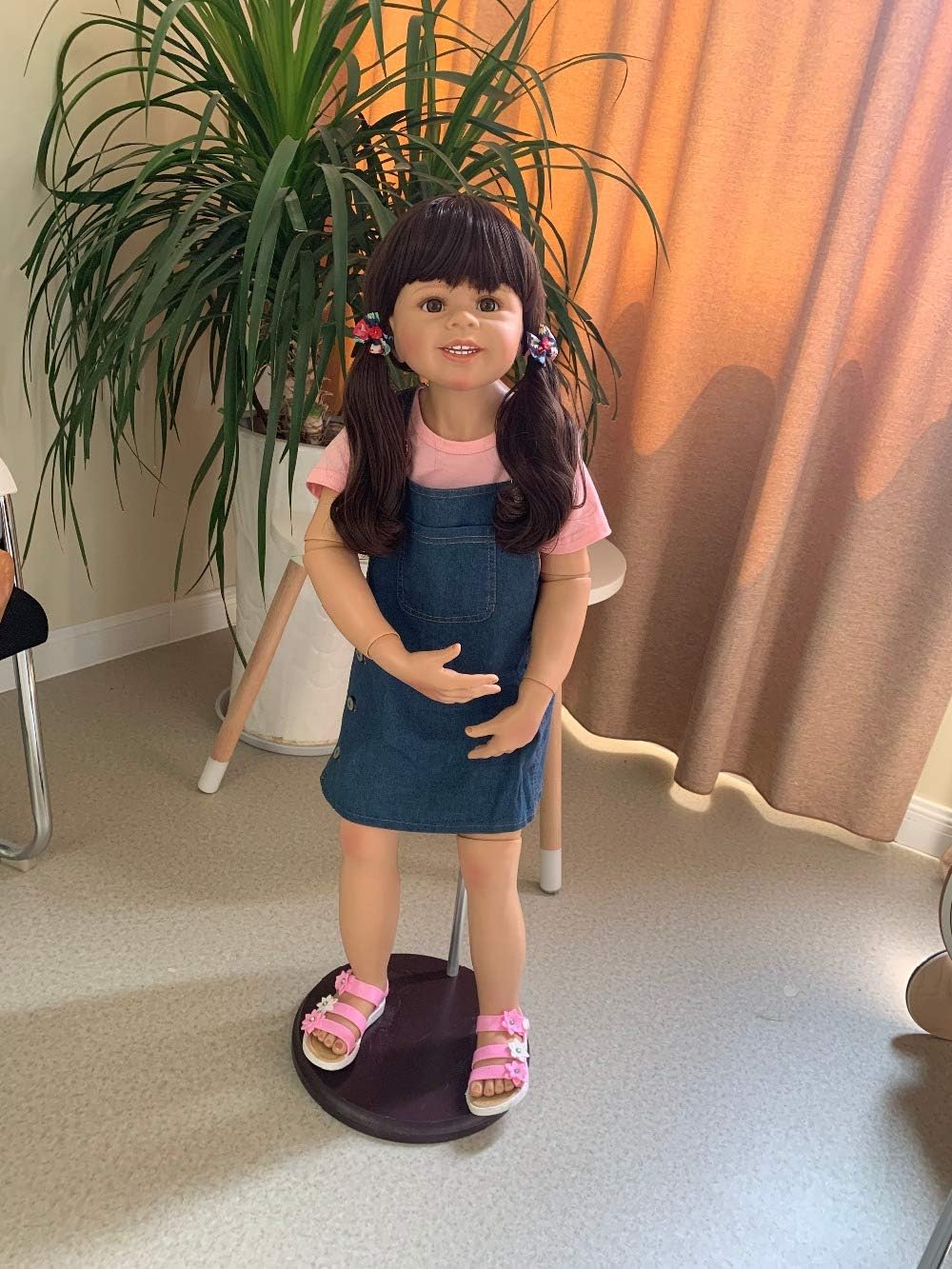 Yuela Huge 98CM Original Masterpiece Ball Jointed Art Doll, Poseable, Hard Vinyl, Comes with Accessories, Stylable Hair, 39inch, 5KG, En71 EU Certified, Unisex, 24+ Months