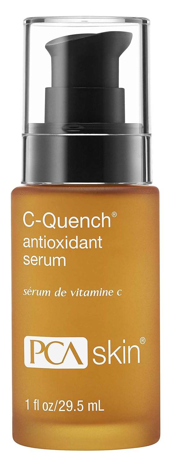 PCA SKIN Vitamin C Quench Antioxidant Protective Face Serum - Anti Aging Hydrating Facial Corrector with Hyaluronic Acid for Fine Lines & Wrinkles, Recommended for Oily & Acne-Prone Skin (1 fl oz)