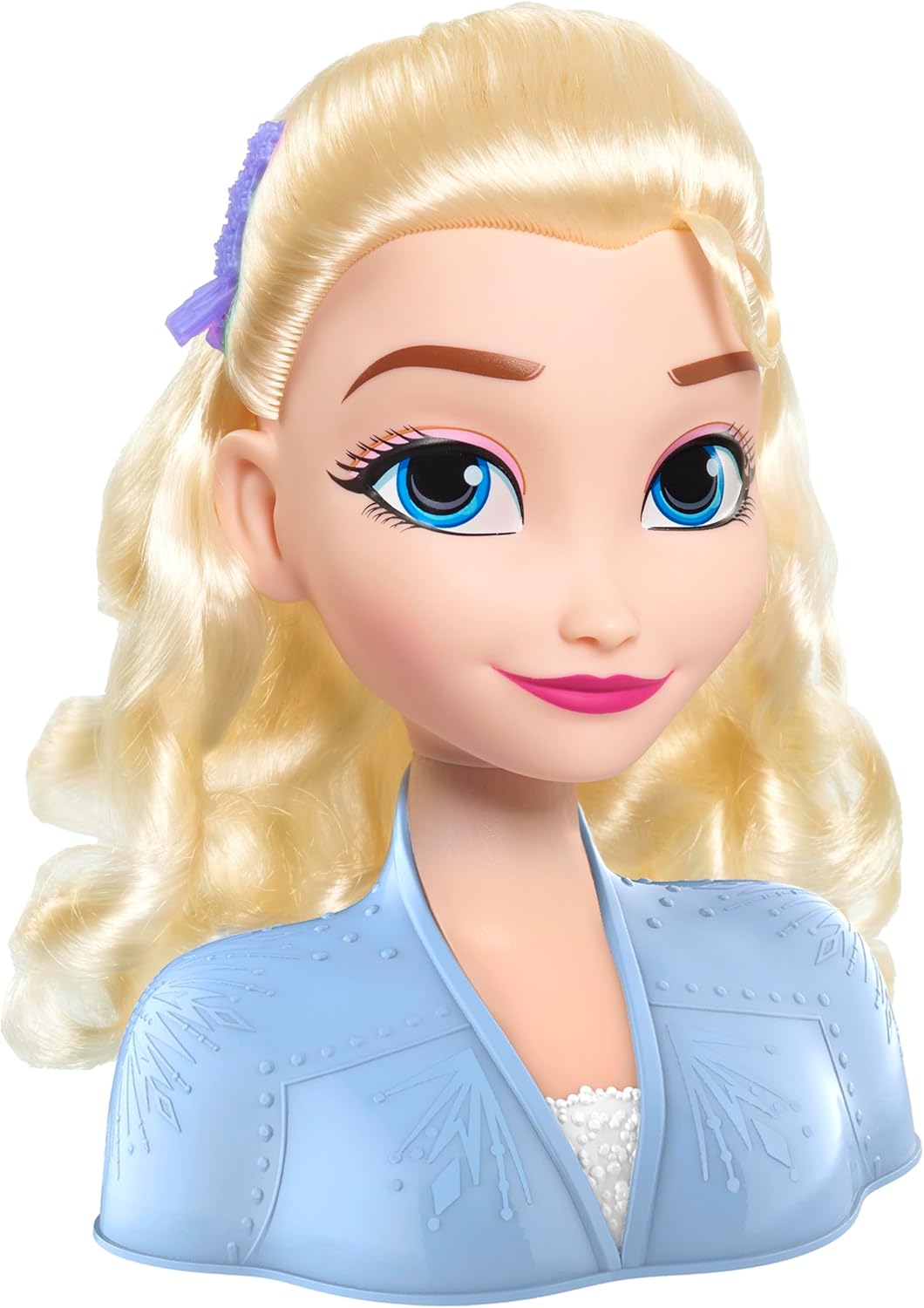 Disney Frozen 2 Elsa Styling Head, 14-pieces, Pretend Play, Kids Toys for Ages 3 Up by Just Play
