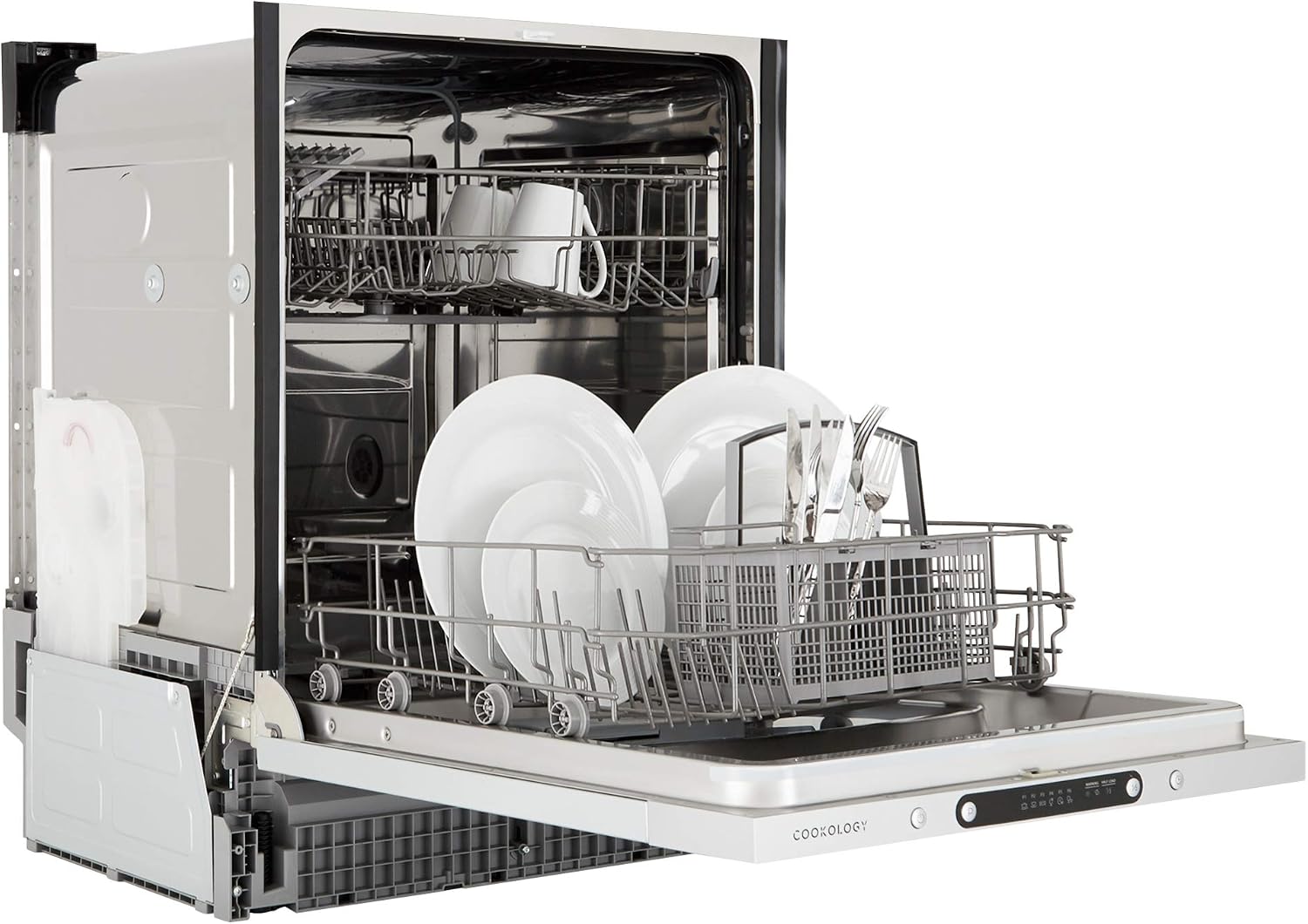 Cookology 60cm Fully Integrated Dishwasher - Stainless Steel