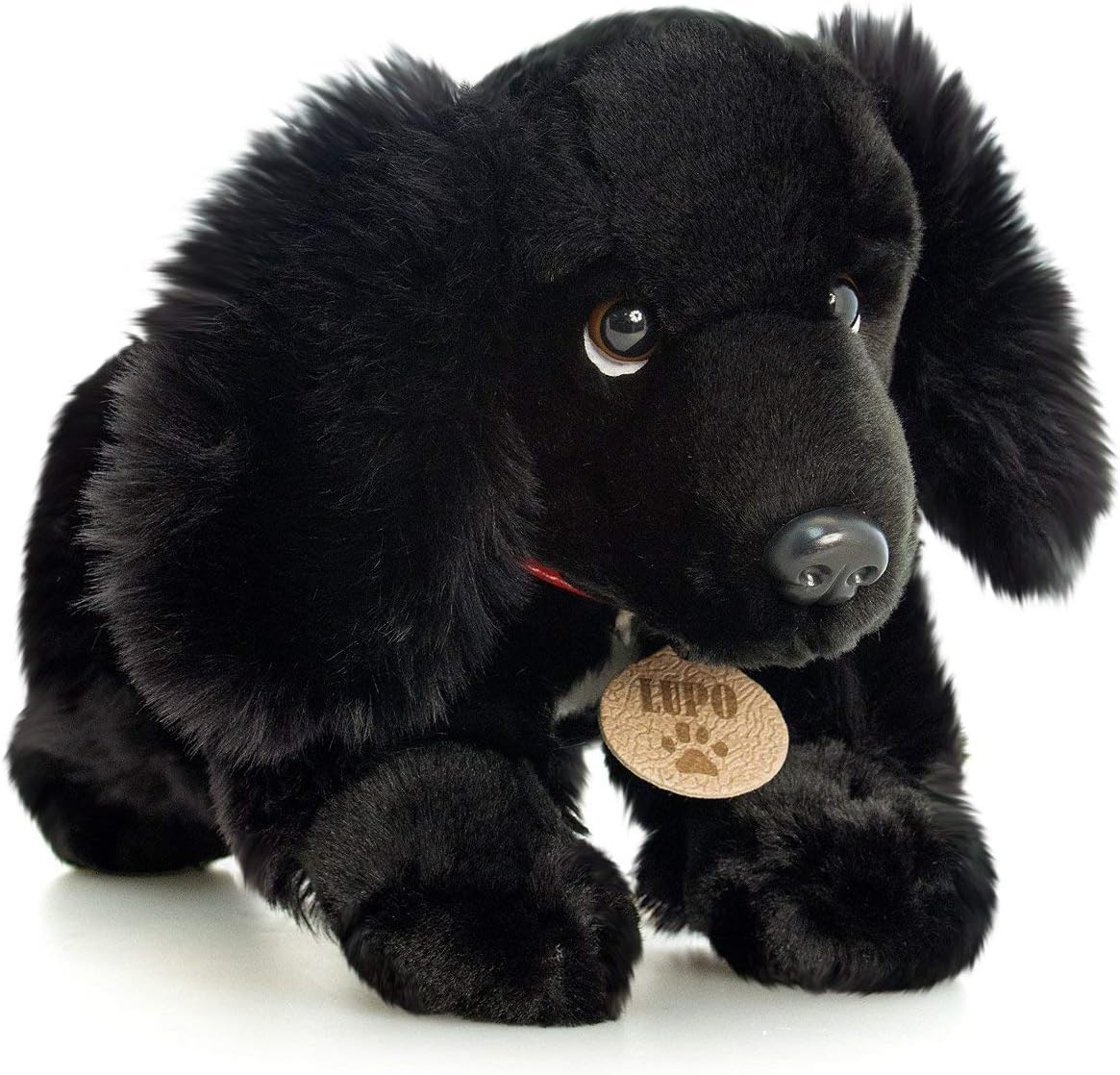 Toyland® LUPO The Black Cocker Spaniel Dog Soft Plush Toys 35cm By Toyland
