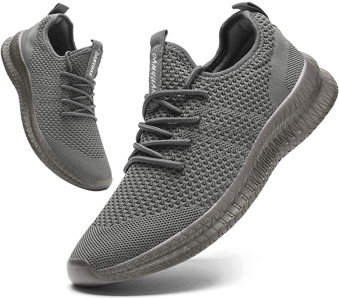 FUJEAK Men Running Shoes Men Casual Breathable Walking Shoes Sport Athletic Sneakers Gym Tennis Slip On Comfortable Lightweight Shoes