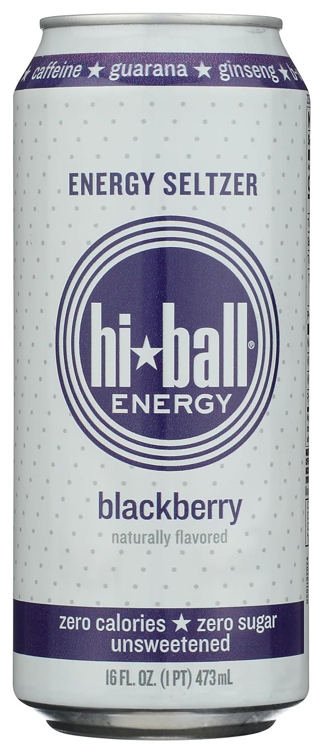 HIBALL ENERGY Blackberry Energy Seltzer, 16 FZ