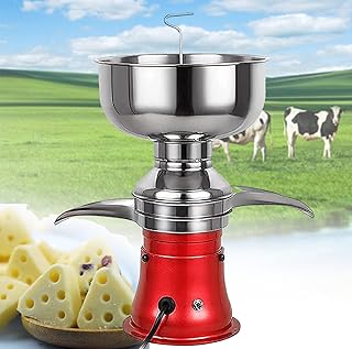 Electric Milk Centrifuge Fresh Milk Cream Separator,50L/H - Achieve Creamy Perfection with Whole Milk,Ideal for Butter,Cream & Skim Milk - Kitchen Centrifuge