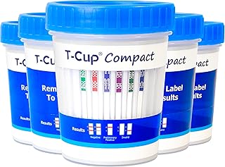 Prime Screen Multi Drug Urine Test Cup -6 Panel-Testing THC Marijuana(THC 50), BZO, COC, mAMP, OPI, OXY, C-CUP-CDOA-564[ 5 Pack]