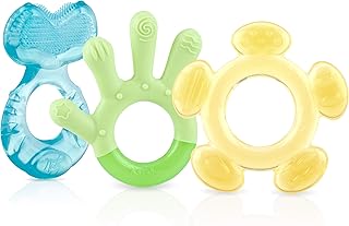 Nuby 3 Step Soothing Teether 3 Piece Set- Assorted Color