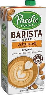 Pacific Foods Barista Series Original Almond Milk, Plant Based Milk, 32 oz Carton