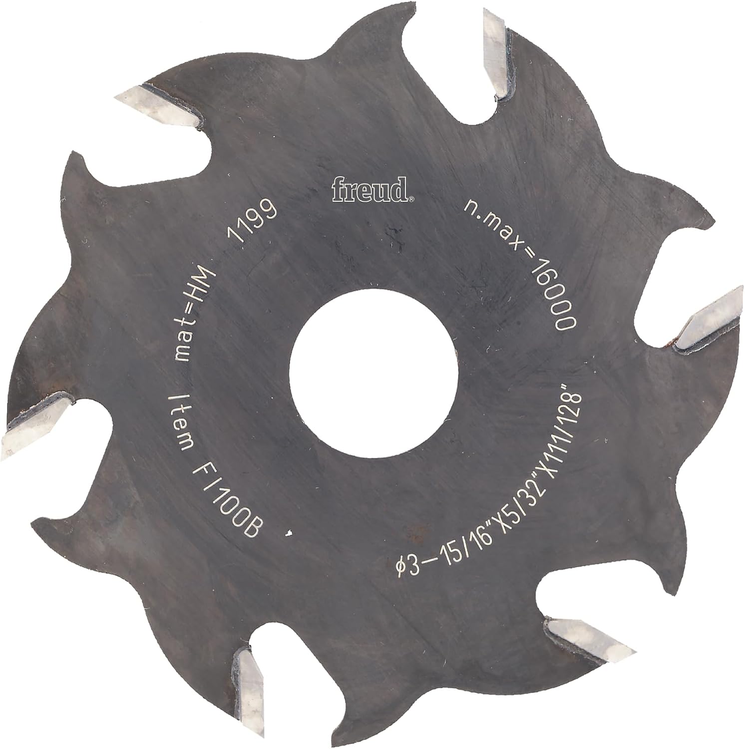 Freud FI100 Replacement 4-Inch 6 Tooth Blade For Freud And Other Biscuit Joiner , Black