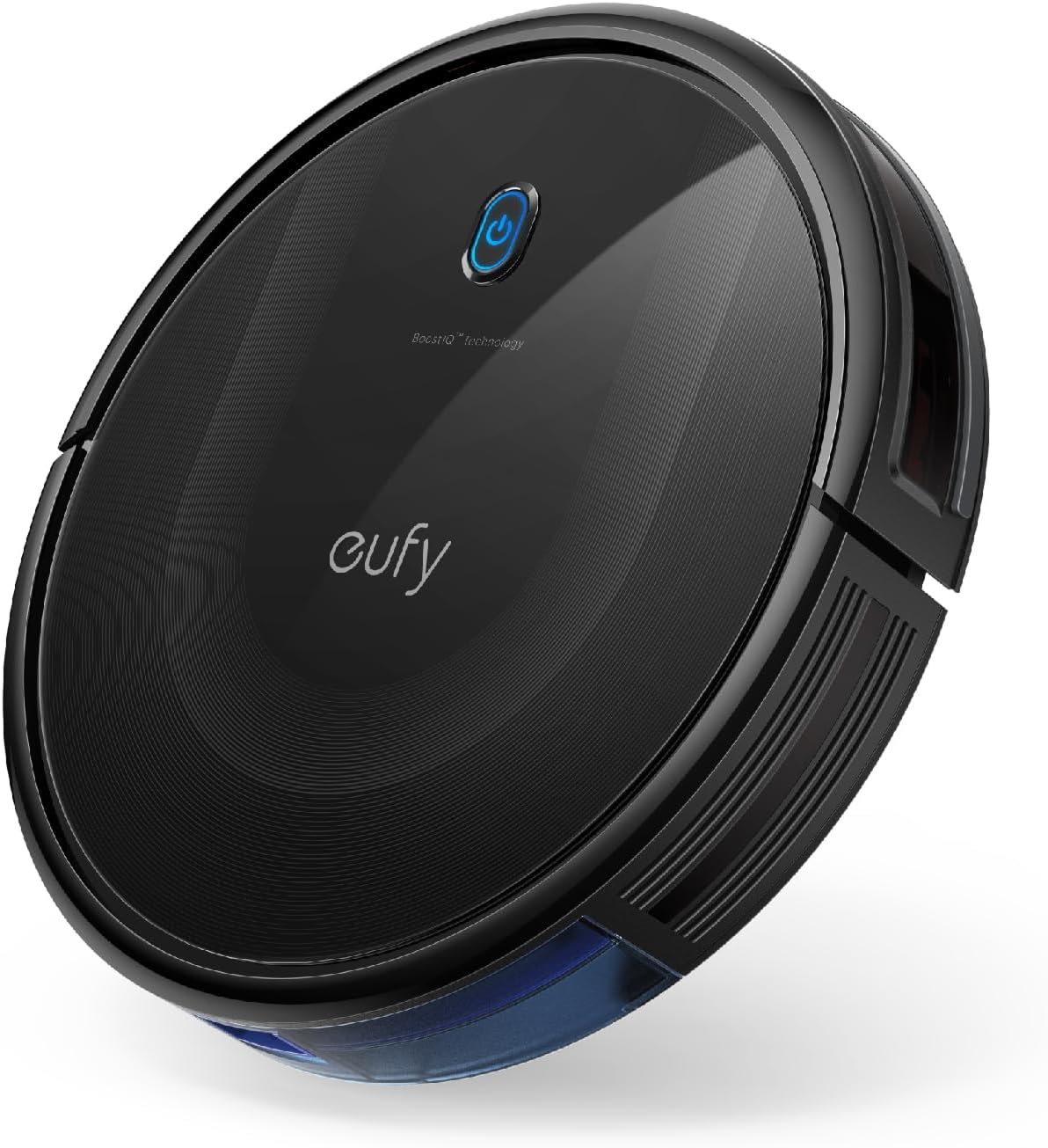 eufy Robot Vacuum 11S MAX, Super Thin, Powerful Suction, Quiet, Self-Charging Robotic Vacuum Cleaner, Cleans Hard Floors to Medium-Pile Carpets, Black