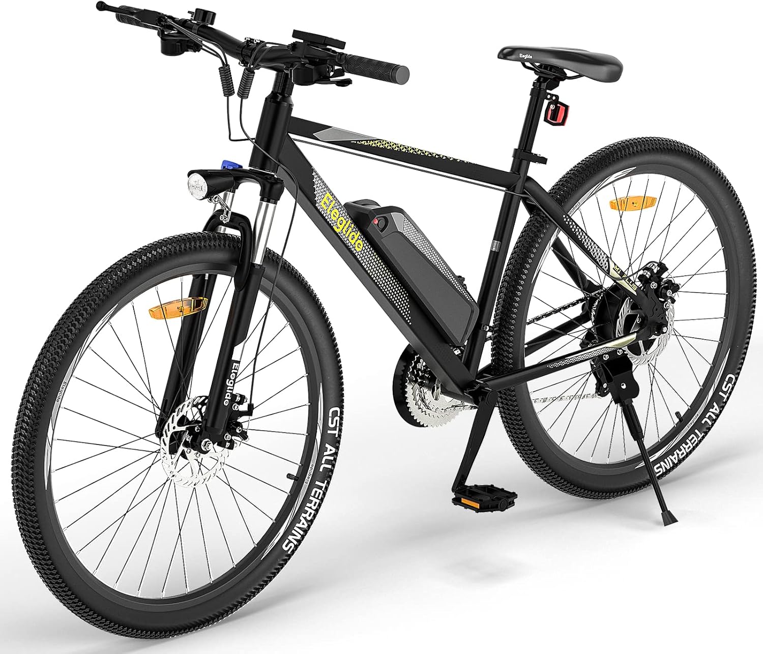 Eleglide Electric Bike for Adults, Mopride 1 Plus 27.5"/29'' E Mountain Bike, Electric Bicycle with 12.5Ah Removable Battery, Commute E-bikeMax Range 100KM, LCD Display, Dual Disc Brake, 21 Speed