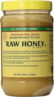 YS Eco Bee Farms RAW HONEY - Raw, Unfiltered, Unpasteurized - Kosher 3lbs