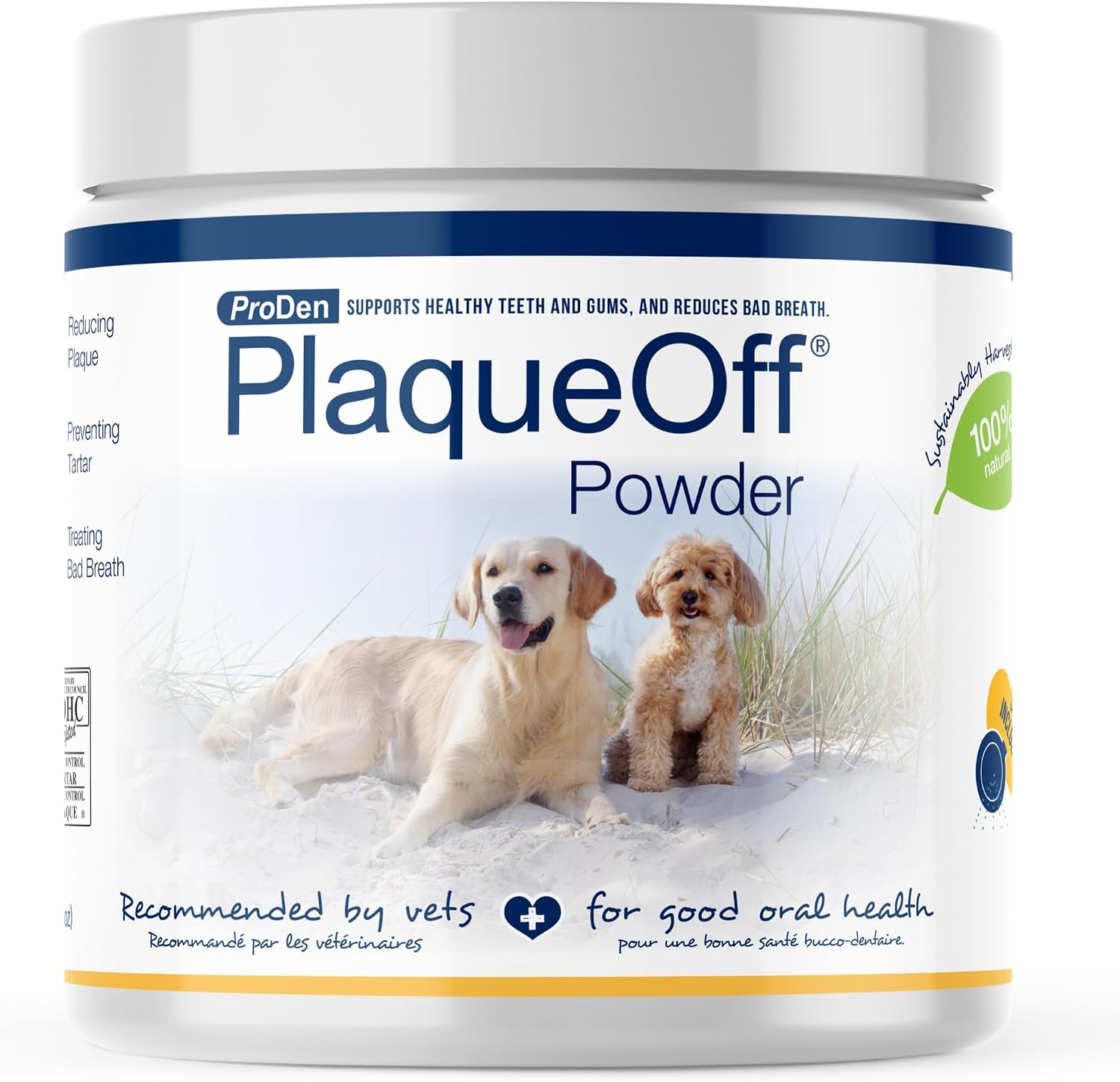 ProDen PlaqueOff Powder - Cat & Dog Tartar and Plaque Remover - 420g