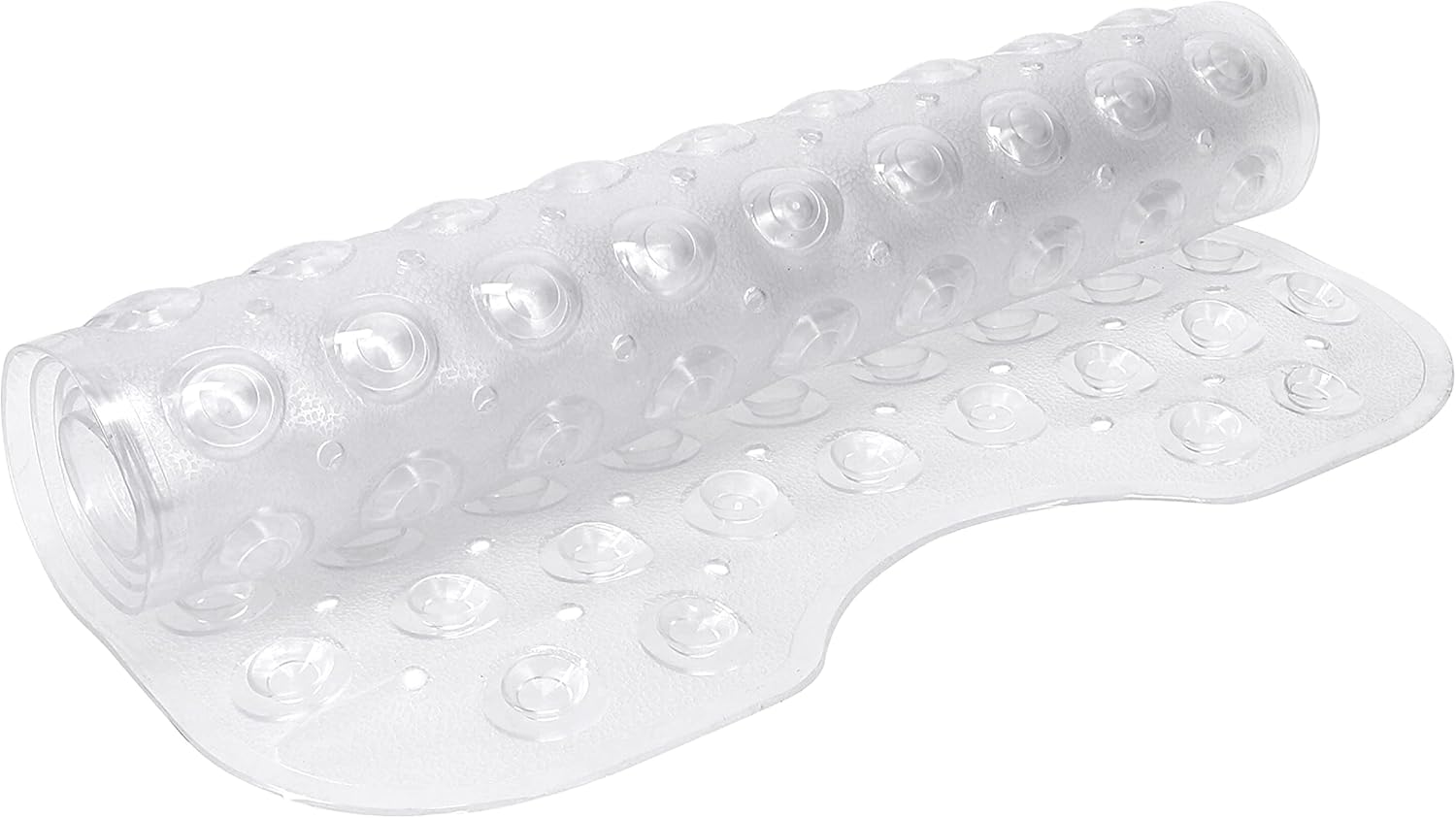 Ginsey Home + Solutions Clear Mega Tub Non-Slip with Suction Cups, Air Cushioned Bubble Surface, 16 in X 39.5 in Bath mat