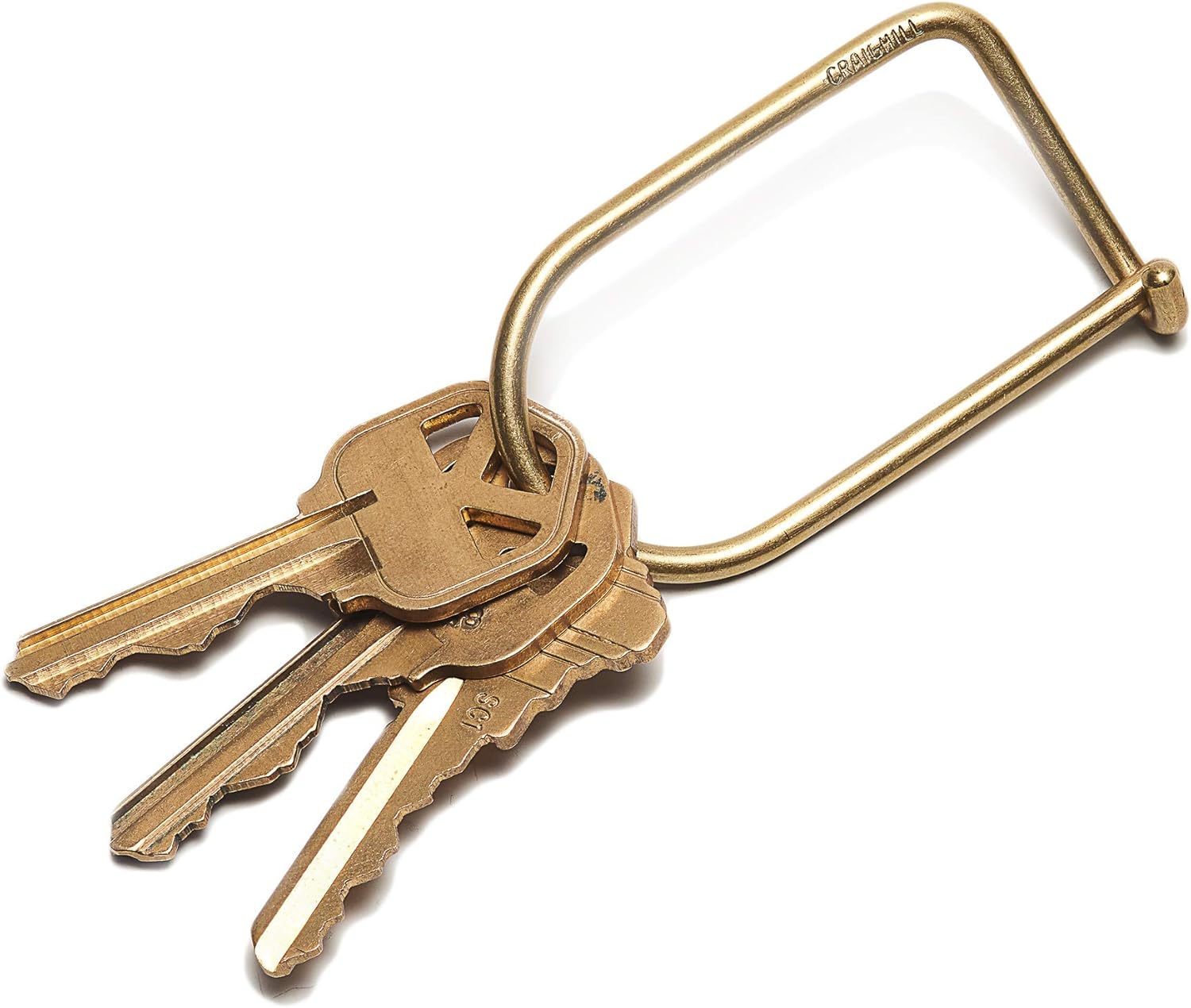 Craighill Wilson Keyring - 2” Minimalist Carabiner Clip, Keychain for Car Keys