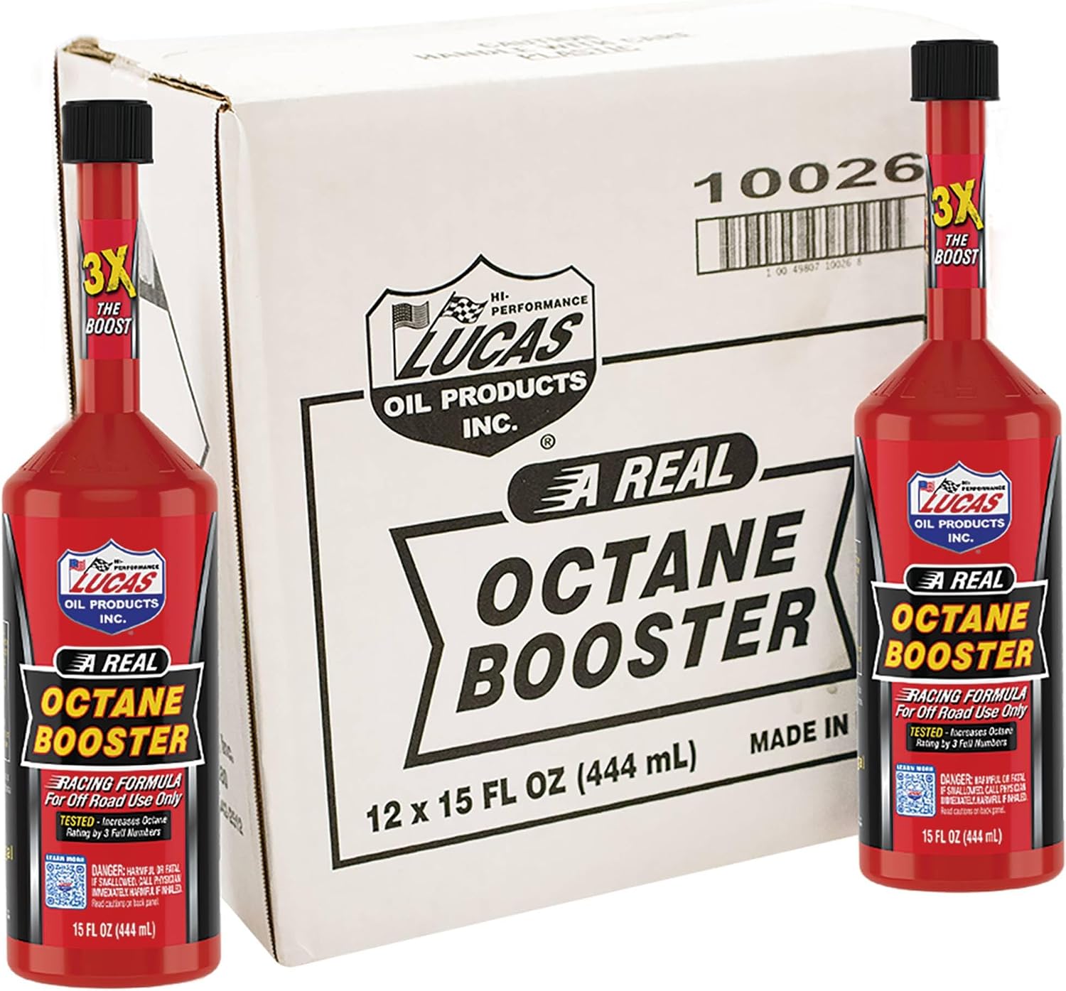Stens New Octane Booster 051-635 12 Btls/15 oz., Black