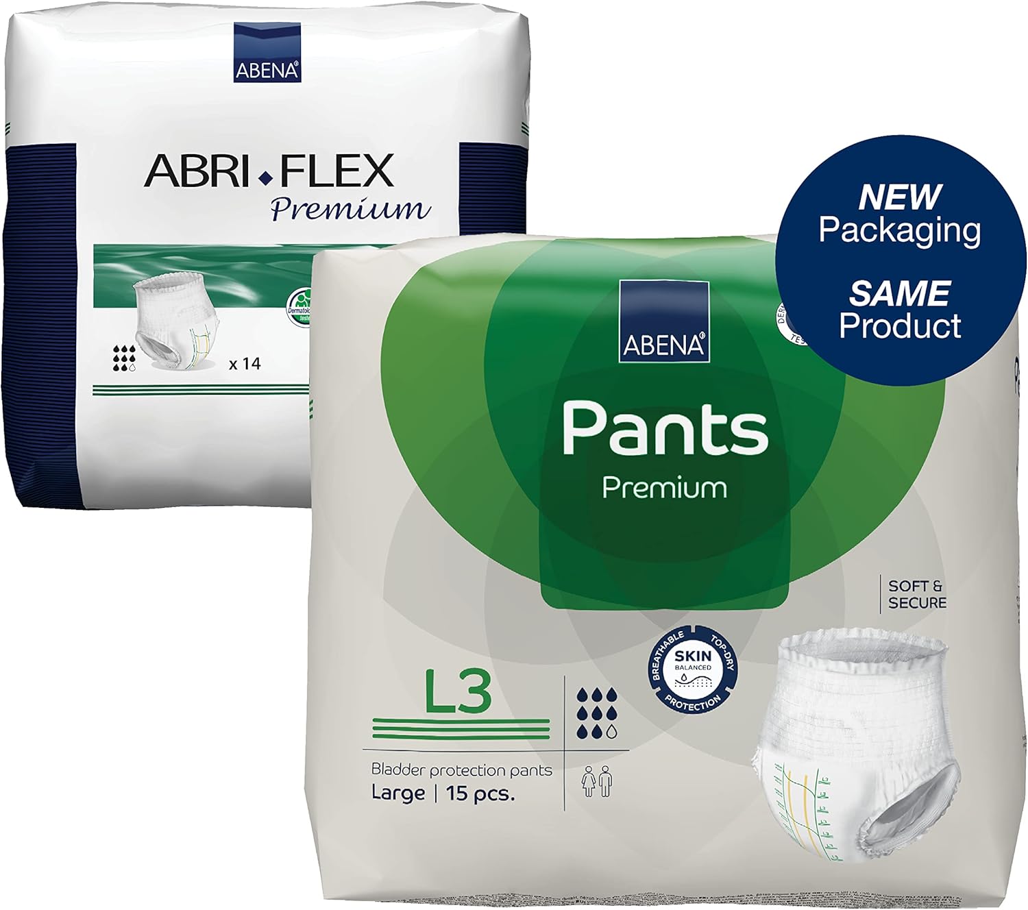 Abena Pants, Premium Protective Underwear, Level 3, (Medium To Extra Large), Large, 15 Count (Pack of 1)